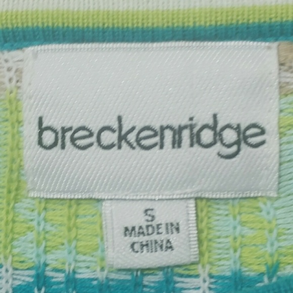 Breckenridge Blue Aqua Green Cardigan - Picture 3 of 6